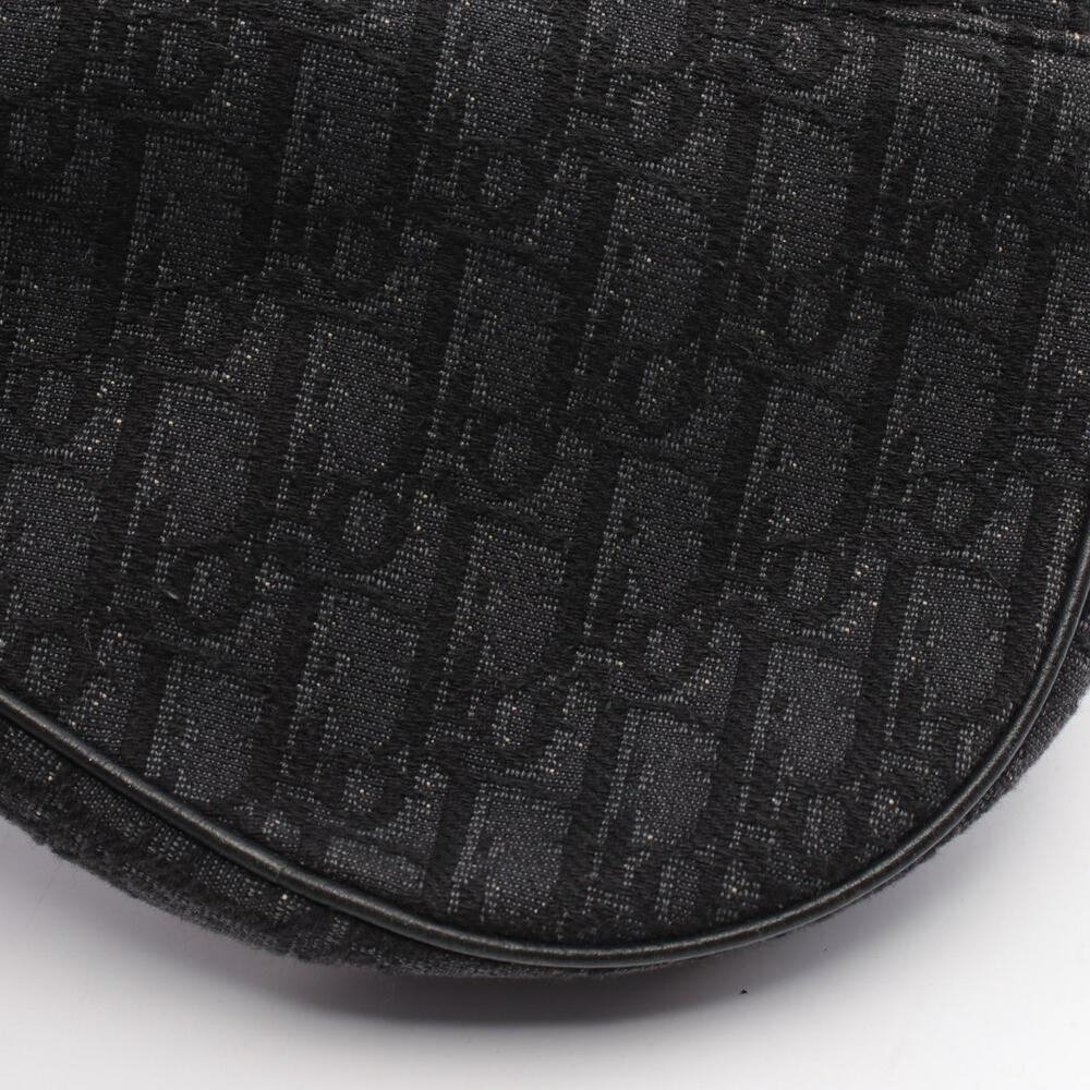 Dior SADDLE Oblique Jacquard Waist Bag Body Bum Crossbody Belt Black - Picture 6 of 8